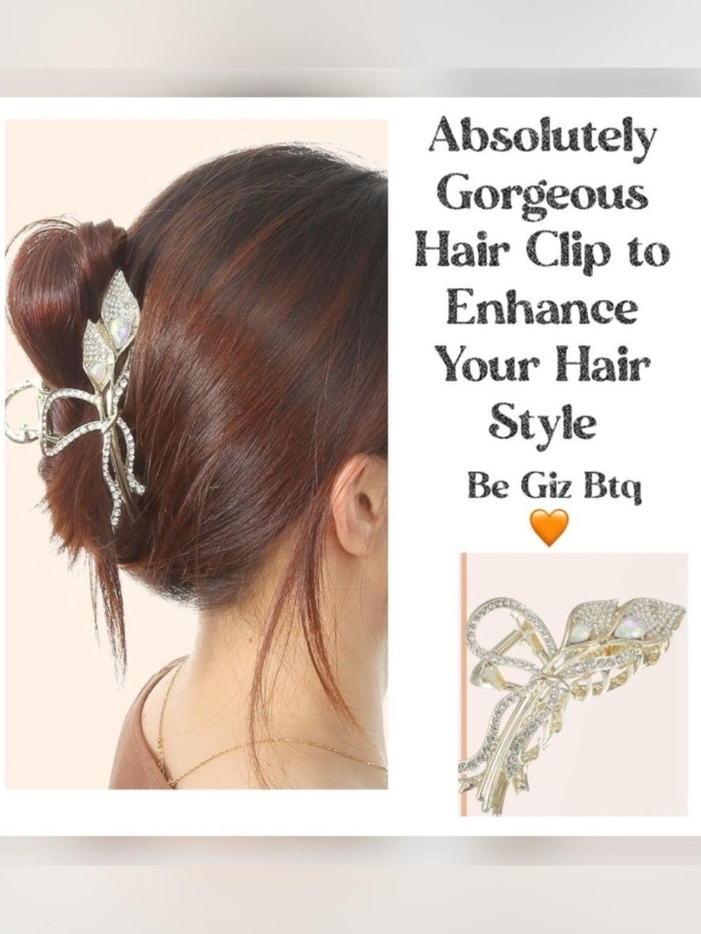 Super Elegant Embellished Hairpin to Enhance your Casual or Night Our Hair look
